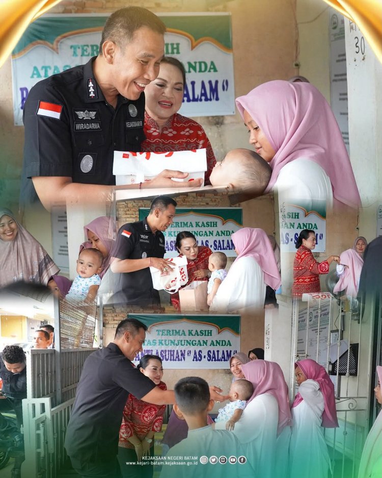 Kajari Batam Berbagi Kasih Bersama Anak Panti Asuhan As-Salam
