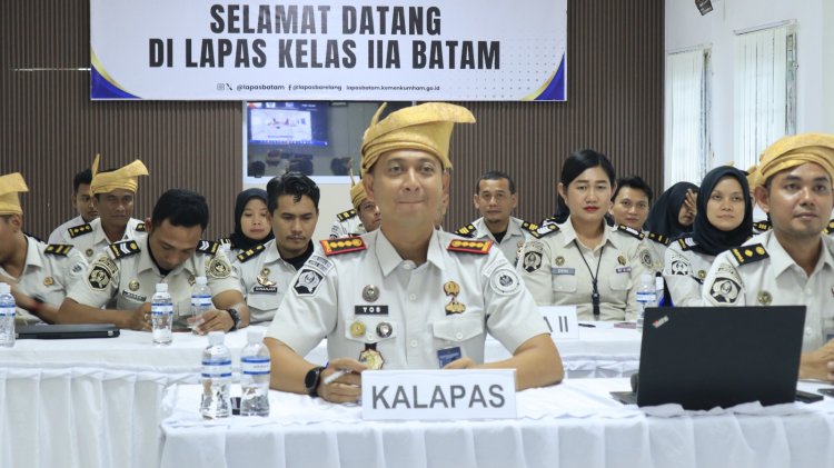 Menuju WBBM 2026, Lapas Batam Jalani Evaluasi Inspektorat Kemenimipas