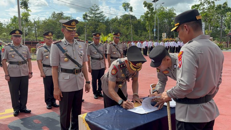 Polres Bintan Gelar Sertijab PJU, Sejumlah Jabatan Strategis Berganti