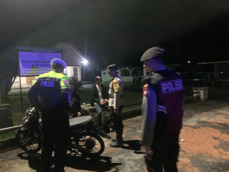 Situasi Kamtibmas Dijaga Ketat, Polres Lingga Intensifkan Patroli Malam di Titik Rawan