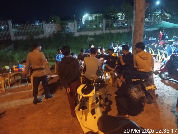 Polsek Batam Kota Respons Cepat Laporan 110, Bubarkan Aksi Balap Liar di Simpang Helm