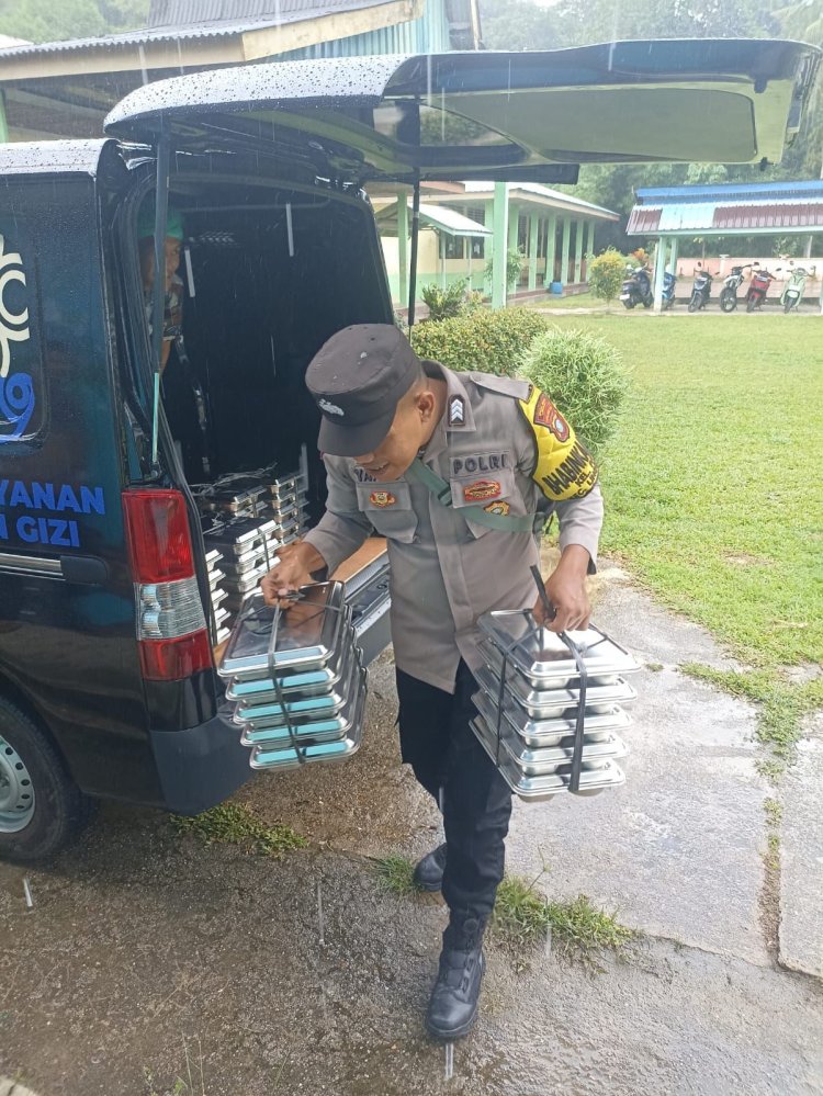 Polres Lingga Pastikan Setiap Porsi MBG Aman, Higienis dan Bernilai Gizi