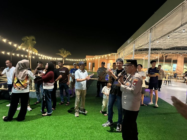 Polsek Bengkong Amankan Turnamen Padel HIPMI X NAPSKIN di Seaside Padel Club Berlangsung Tertib dan Kondusif