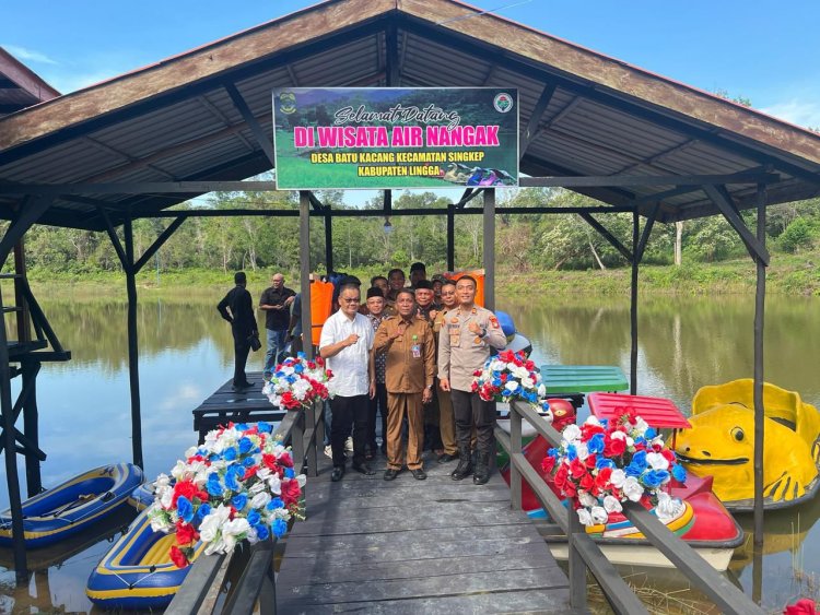 Polres Lingga Dukung Pengembangan Wisata Air Nangak sebagai Destinasi Potensial Daerah
