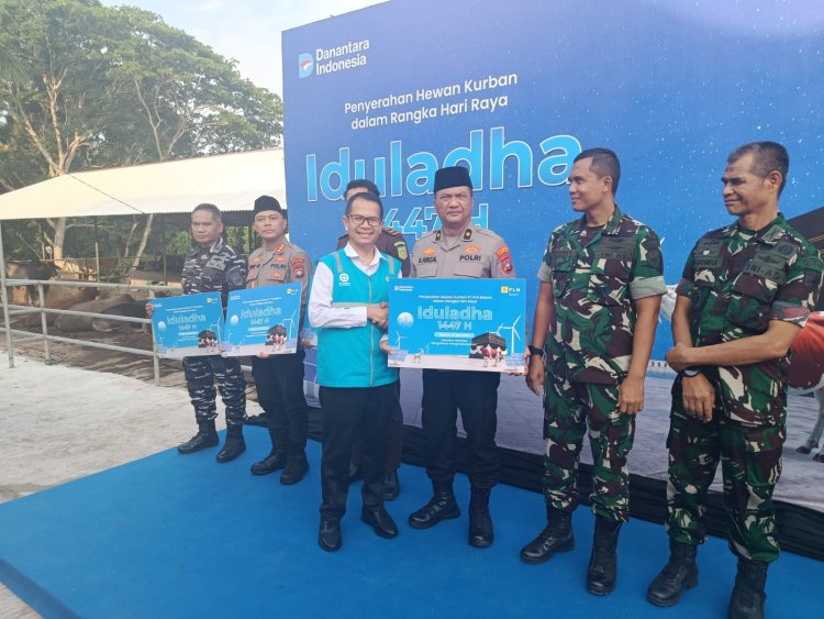 Polresta Barelang Terima Bantuan Hewan Qurban dari PLN Batam untuk Disalurkan kepada Masyarakat