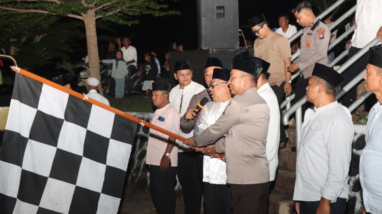 Polres Lingga Amankan Pawai Malam Takbiran Idul Adha 1447 di Kecamatan Singkep Berlangsung Aman dan Kondusif
