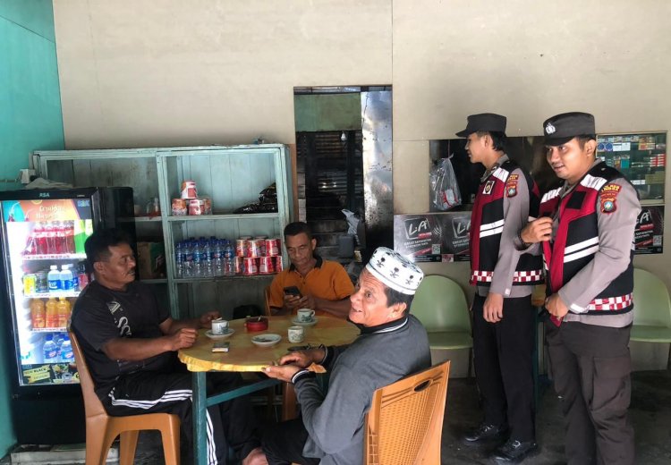 Polsek Senayang Gelar Patroli Dialogis, Ajak Warga Jaga Keamanan dan Ketertiban