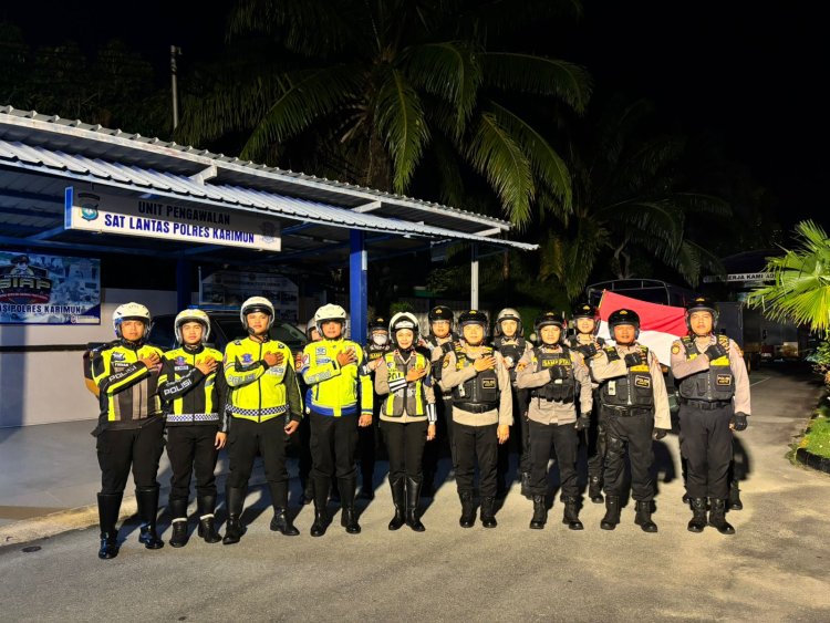 Patroli Perintis Presisi, Polres Karimun Tindak Tegas Balap Liar dan Premanisme