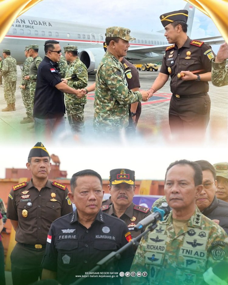 Kajati Kepri Tinjau Langsung Penggagalan Penyelundupan 390 Ton Minerba Ilegal di Batam