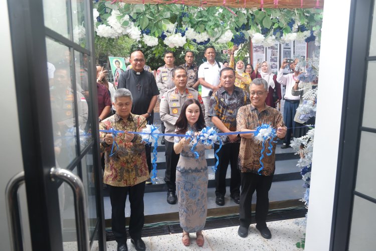 Kapolda Kepri Hadiri Peresmian Sentrum Caritas, Perkuat Komitmen Cegah TPPO dan Dukung Migrasi Aman
