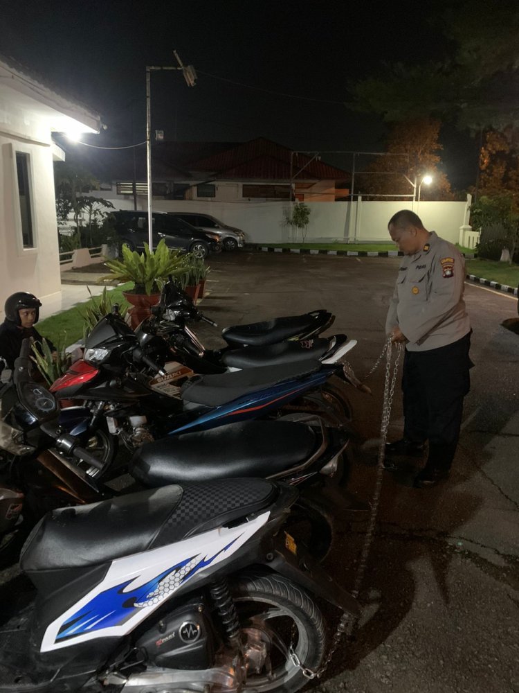 TRC Zona 4 Polresta Barelang Sapu Bersih Balap Liar, Delapan Motor Diamankan dalam Patroli Malam