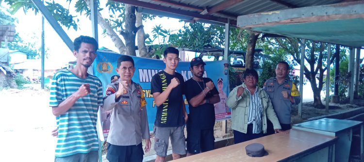 Minggu Kasih Polsek Batu Ampar Serap Aspirasi Warga Kampung Seraya, Dorong Kamtibmas Kondusif dan Ajak Manfaatkan Layanan 110