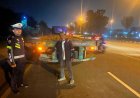 Cegah Kecelakaan, Satlantas Polresta Barelang Razia Truk Trailer Bermasalah di Malam Hari