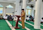 Pengamanan Humanis Polres Lingga Iringi Kepulangan Jemaah Haji dari Tanah Suci