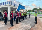 Pengamanan Humanis Polres Lingga Dukung Kelancaran Reuni Emas K76 SMPN 1