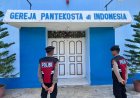 Hadir di Tengah Jemaat, Sat Samapta Polres Lingga Laksanakan Patroli Gereja