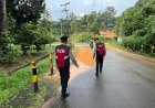 Cegah Dampak Cuaca Ekstrem, Polsek Daik Lingga Intensifkan Patroli Rawan Bencana