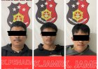 Kurang dari 24 Jam, Polisi Ringkus Tiga Pelaku Pencurian Handphone Berkat Laporan 110