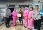 Bansos HUT Bhayangkara ke-80, Polsek Singkep Barat Hadir untuk Masyarakat