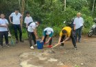 Polsek Singkep Barat Bersama Kejari Lingga, Forkopimcam dan Masyarakat Gelar Gotong Royong Jumat Bersih