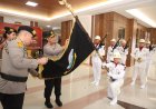 Kapolda Kepri Pimpin Upacara Pensucian Pataka Sambut Hari Bhayangkara ke-80
