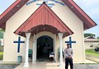 Polsek Dabo Singkep Laksanakan Patroli Gereja, Wujudkan Rasa Aman dan Khidmat Umat Kristiani Beribadah