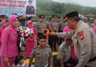 Kapolres Lingga Pimpin Upacara Kenaikan Pangkat, Wujud Apresiasi atas Dedikasi Personel