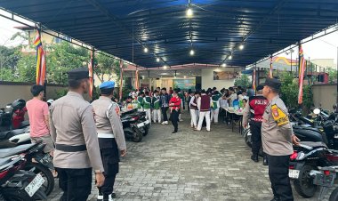 Polsek Dabo Singkep Amankan Perayaan Tri Suci Waisak 2570 BE di Vihara Kumala Maitreya