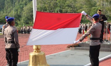 Pancasila Pemersatu Bangsa, Polres Lingga Gelar Upacara Peringatan Hari Lahir Pancasila 2026