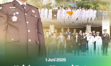 Kejari Batam Ikuti Upacara Hari Lahir Pancasila Tingkat Kota Batam 2026