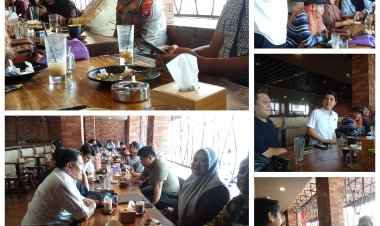 Kapolsek Batu Ampar Gelar Coffee Morning Bersama Insan Pers, Perkenalkan Kanit Reskrim Baru