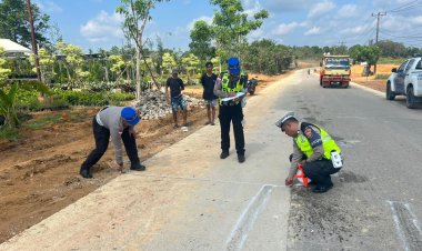 Diduga Kurang Konsentrasi, Pengendara Jupiter Z Tewas dalam Kecelakaan dengan Truk di Teluk Sebong Bintan