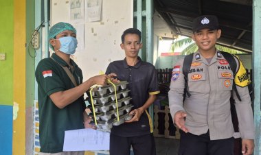 Program MBG Polres Lingga Jangkau Sekolah, Posyandu dan Pesantren di Kecamatan Lingga