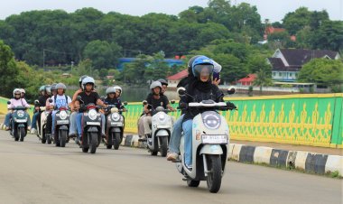 Komunitas Honda Scoopy Jelajahi Ikon Kota Tanjungpinang Lewat Scoopy Your Mode Your Ride