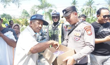 Polres Karimun Kawal Aksi Unjuk Rasa Warga Sawang Secara Humanis
