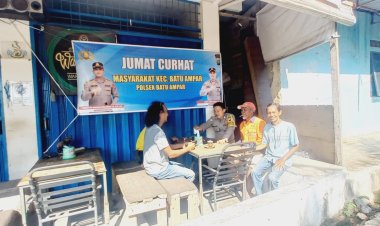 Jumat Curhat di Tanjung Sengkuang, Polsek Batu Ampar Ajak Warga Perkuat Sinergi Jaga Kamtibmas