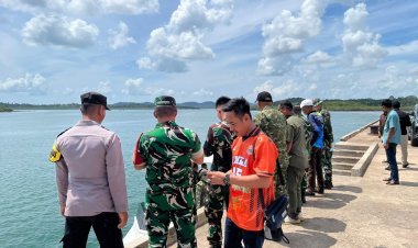 Polres Lingga Amankan Kepulangan Pangkogabwilhan I di Pelabuhan Sungai Tenam