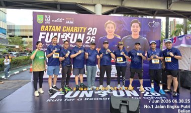 1.500 Pelari Meriahkan Batam Charity Fun Run 2026, Pengamanan Polresta Barelang Berjalan Optimal