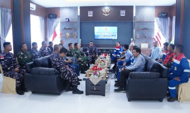 Kodaeral IV Dampingi Kunjungan Pertamina ke Tanjung Uban, Perkuat Pengamanan Energi Nasional