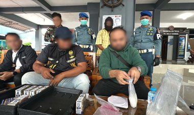Gagalkan Penyelundupan Narkotika dari Malaysia, Tim Gabungan Kodaeral IV dan Lanal TBK Amankan Sabu dan Ekstasi di Perairan Karimun