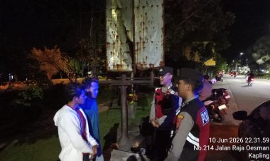 Patroli Dialogis Polsek Meral Jaga Kamtibmas Tetap Kondusif