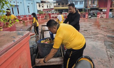 Bakti Religi Polres Karimun Bersihkan Tempat Ibadah, Wujud Kepedulian dan Toleransi di Hari Bhayangkara ke-80