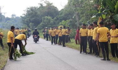 HUT Bhayangkara ke-80 Menjadi Momentum Polres Lingga Tingkatkan Kepedulian Sosial dan Lingkungan