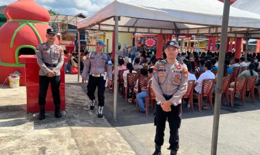 Pengamanan Humanis Polsek Daik Lingga Sukseskan Perayaan Waisak 2570 BE