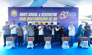 Sambut Hari Bhayangkara ke-80, Wakapolri Pimpin Bakti Sosial dan Kesehatan Akpol '90 Dhira Brata di Bogor