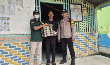 SPPG YKB Polres Lingga Salurkan 1.445 Porsi Makanan Bergizi Gratis kepada Pelajar dan Balita di Kecamatan Lingga
