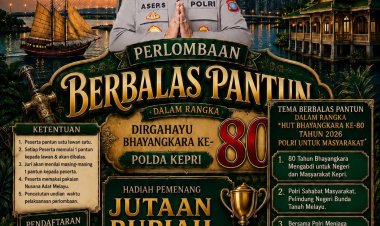 Sambut Hari Bhayangkara ke-80, Polda Kepri Gelar Lomba Berbalas Pantun untuk Lestarikan Budaya Melayu