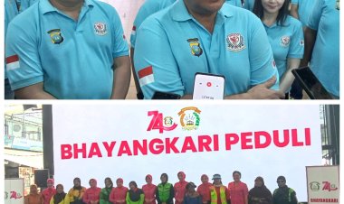 Kapolda Kepri Buka Turnamen Domino dan Nobar Piala Dunia, Bhayangkari Salurkan Ratusan Paket Sembako