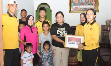 Polres Karimun Anjangsana dan Bansos HUT Bhayangkara ke-80, Wujud Kepedulian dan Soliditas Polri