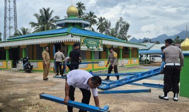 Melalui Bakti Religi, Polsek Daik Lingga Gelorakan Semangat Hari Bhayangkara Ke-80